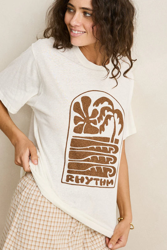T-shirt oversized Palm and sun