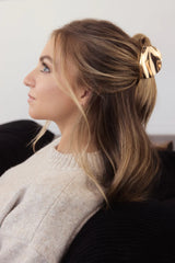 Pince à cheveux en métallique Ludi - Doré satiné