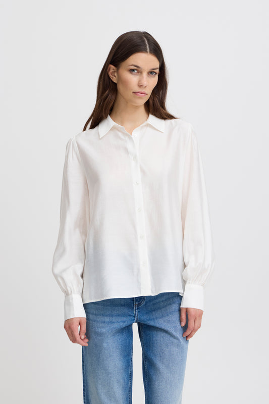 Blouse Karlani-Blanche