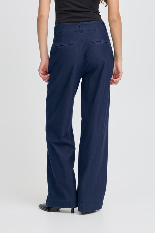Pantalon Kate denim -Dark Blue