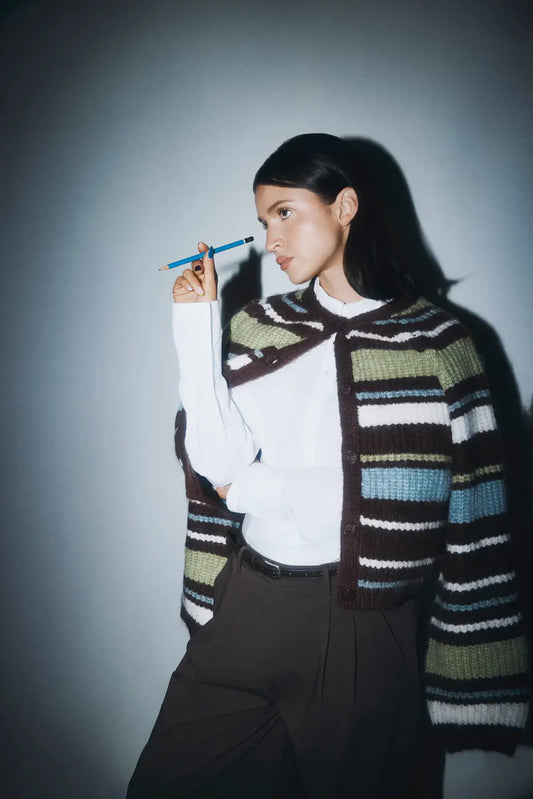 Cardigan «It Girl » - Brun