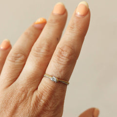 La bague bicolore Noto