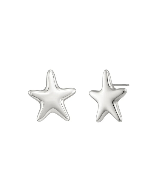 Boucles d'oreilles Étoile - Argent