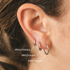 Boucles d'oreilles Mini Hoops en acier inoxydable: Or