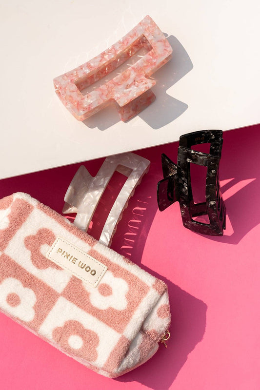 Pince à cheveux Large - Collection Core : Blanc