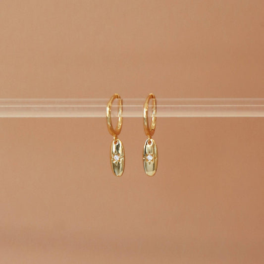 Boucles d'oreilles ovales Elavyo