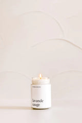CHANDELLE DE SOYA - Lavande et sauge