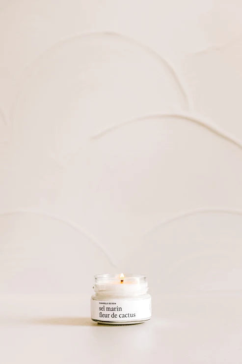 CHANDELLE DE SOYA - Sel marin fleur de cactus