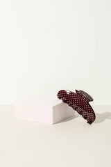Pince croissant polka dot - Bourgogne