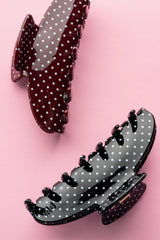 Pince croissant polka dot - Bourgogne