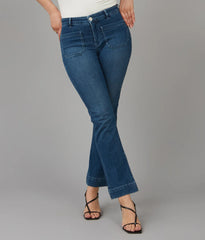 Jean bootcut taille mi-haute GENE