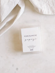 PASTILLES DE CIRE DE SOYA POUR DIFFUSEUR - POIRE BLANCHE PAPAYE