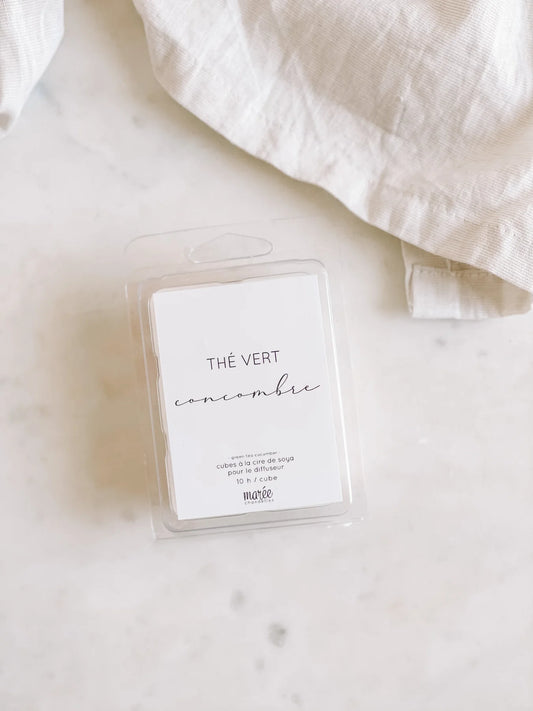PASTILLES DE CIRE DE SOYA POUR DIFFUSEUR - THÉ VERT CONCOMBRE
