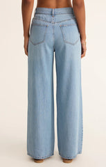 Pantalon en denim doux- Mia