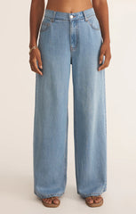 Pantalon en denim doux- Mia