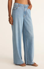 Pantalon en denim doux- Mia