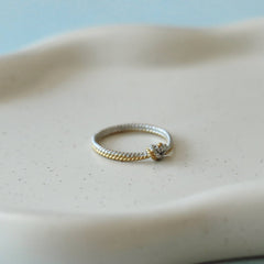 La bague bicolore Noto