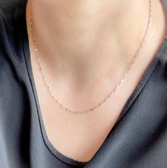 Collier Amber : Argent