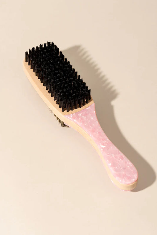 Brosse à cheveux double Sleek back
