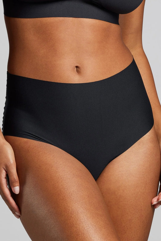 Culotte taille haute No-Show - Noir