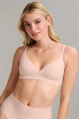 Soutien-gorge triangle sans couture No-Show - Rose