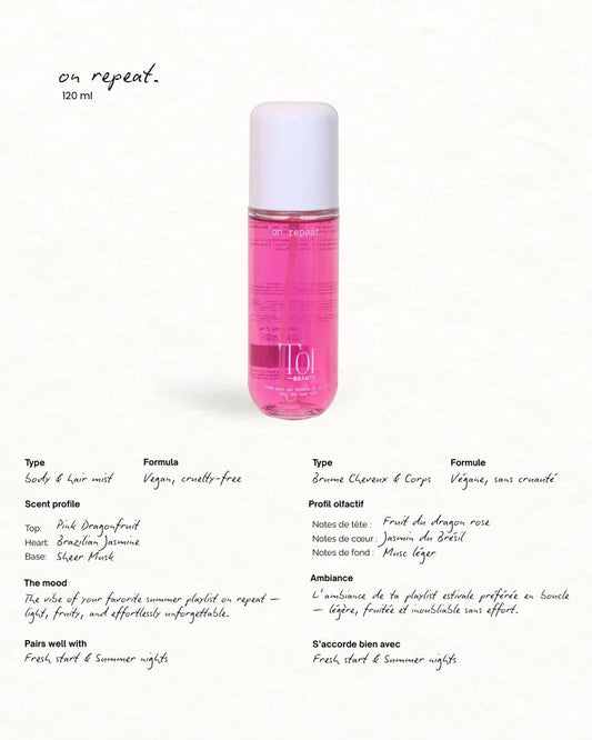 Brumes d’Été Cheveux & Corps - On repeat