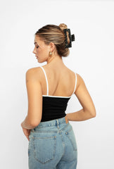 Pince à cheveux Large - Noir