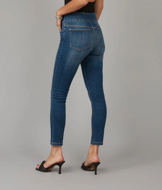 Jean skinny à enfiler taille haute - Anna