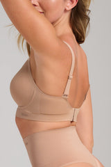 Soutien-gorge à encolure en V Sculpt - Taupe