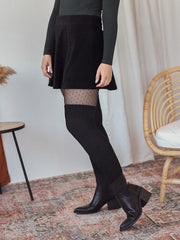 Chaussettes OTK en laine mérinos noire