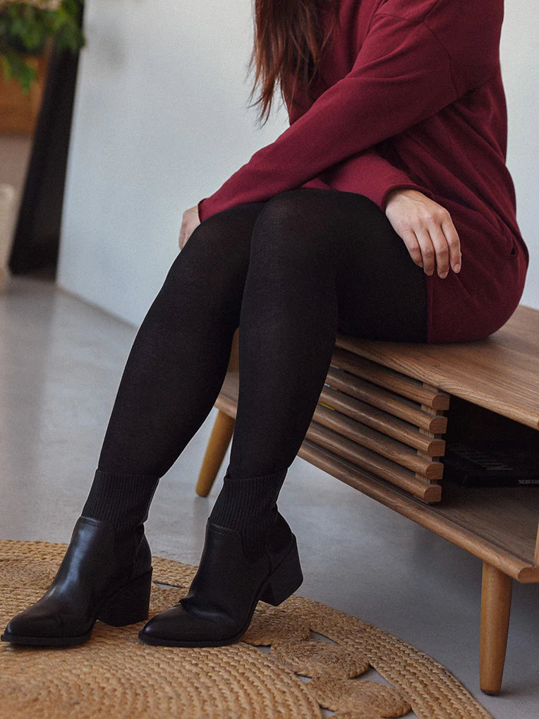 Collant chaud en laine merinos