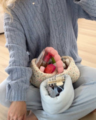 PETIT ORGANISATEUR - FLORAL CÔTELÉ