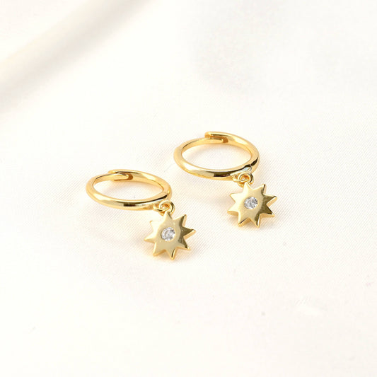 Boucles d'oreille Zoe : Or jaune