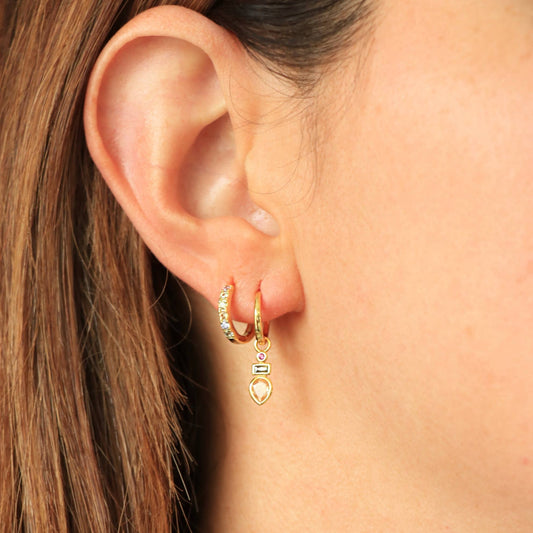 Boucles d'oreilles asymétriques Mismo