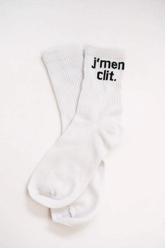 "J'men clit" Recycled Socks