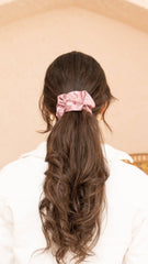 MAUVE - Chouchou en soie de mûrier