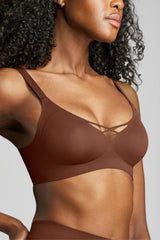 Soutien-gorge en V No-Show - Cacao