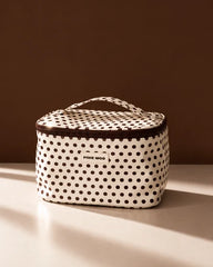Trousse de toilette à pois
