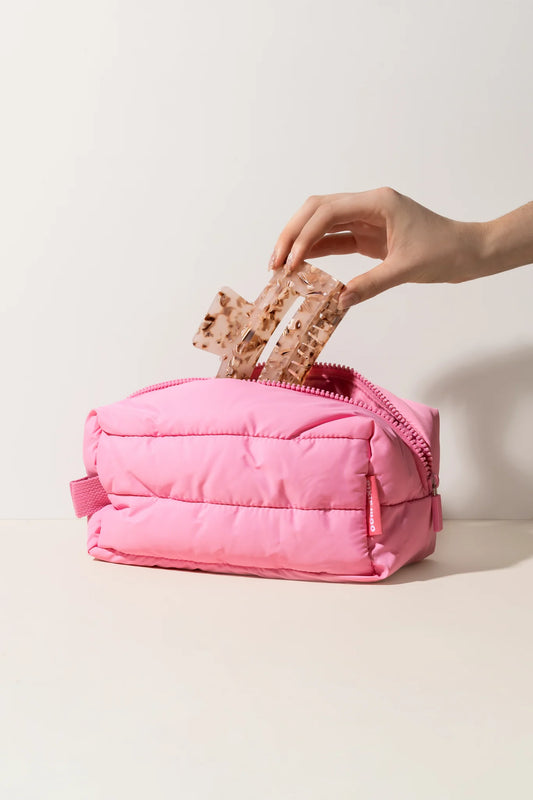 Trousse puffer - Rose