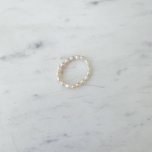 Bague en perle