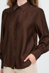 Blouse Karlani-Brune