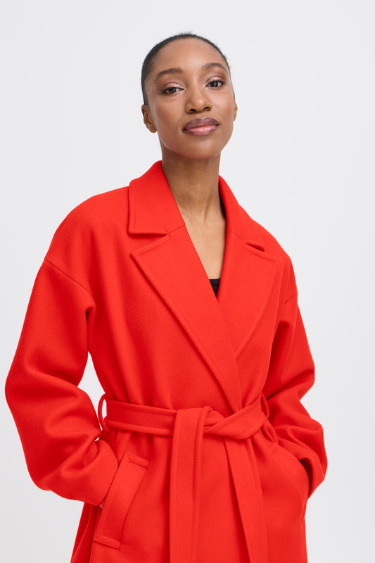Manteau Jannet - Rouge