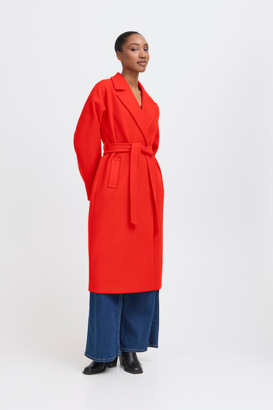Manteau Jannet - Rouge