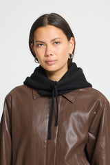 Col capuchon Gunilla - Noir