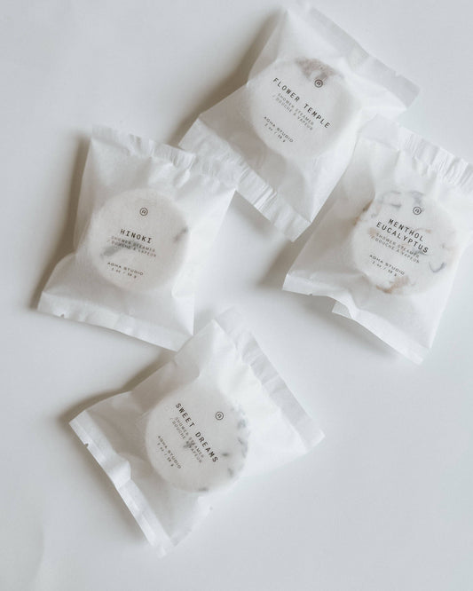 Douche à vapeur au menthol et à l'eucalyptus