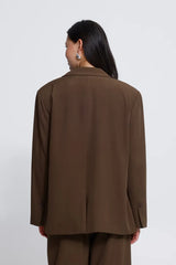 Veston Fava Oversize - Coffee
