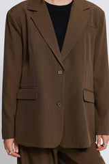 Veston Fava Oversize - Coffee