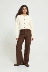 Pantalon Kate denim - Coffee
