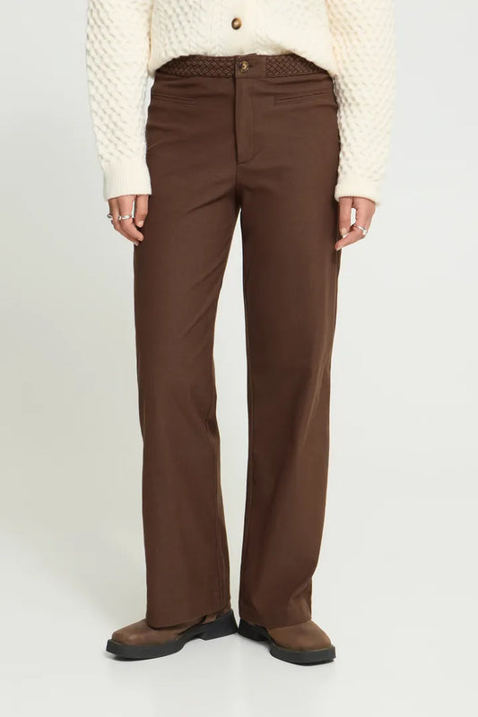 Pantalon Kate denim - Coffee