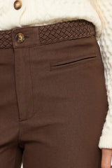 Pantalon Kate denim - Coffee